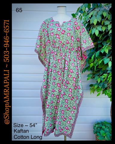 Kaftan Long - 54" ~ 65