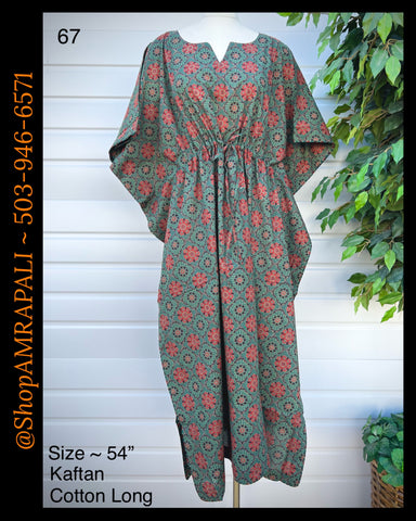 Kaftan Long - 54" ~ 67