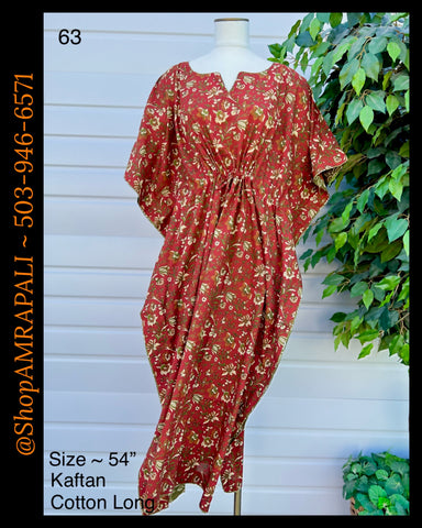 Kaftan Long - 54" ~ 63