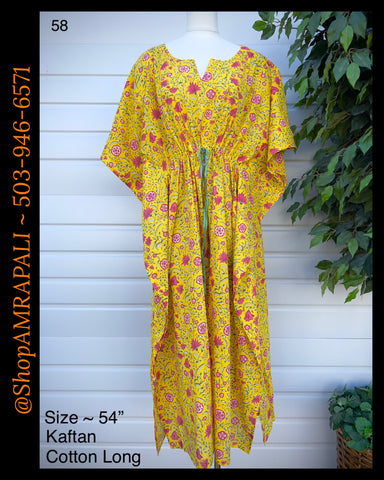 Kaftan Long - 54" ~ 58