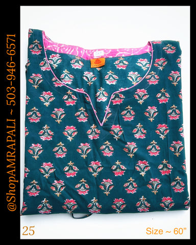 Kaftan Long - 60" ~ 25