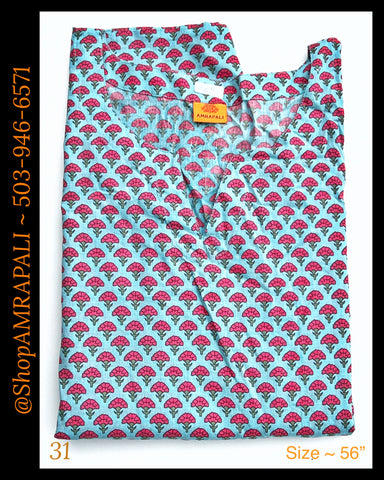 Kaftan MidLength - 56" ~ 31