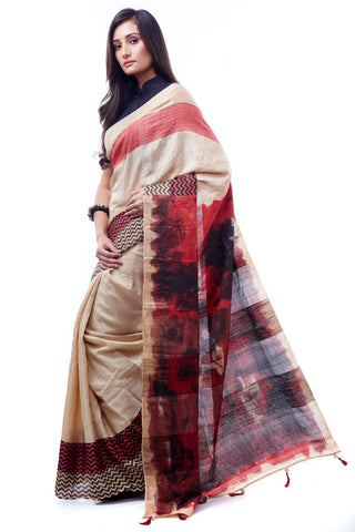 Hand - Painted Sari 2