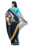 Hand - Painted Sari 12