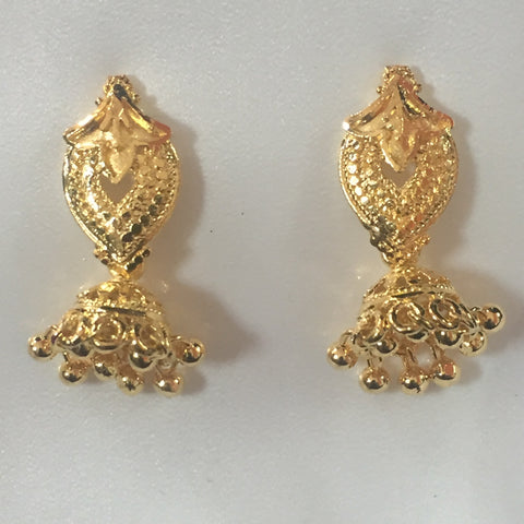 Gold Touch Earrings 1"