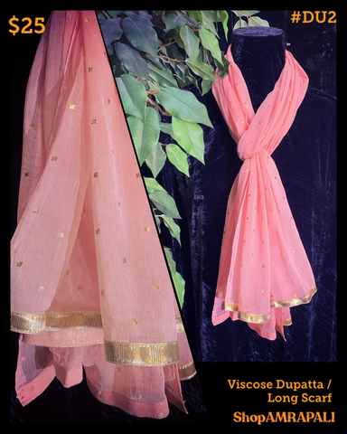 Viscose Dupatta - With Foil Print