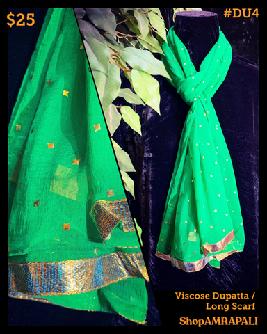 Viscose Dupatta - With Foil Print