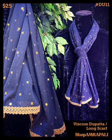 Viscose Dupatta - With Foil Print