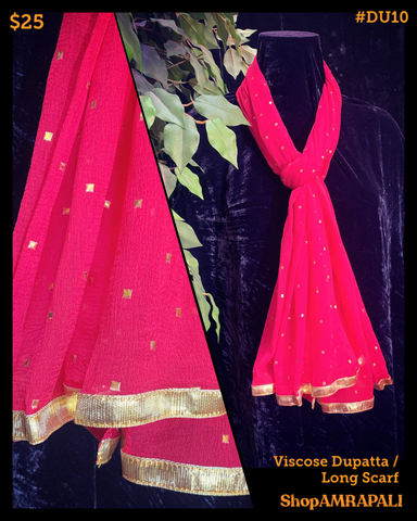 Viscose Dupatta - With Foil Print