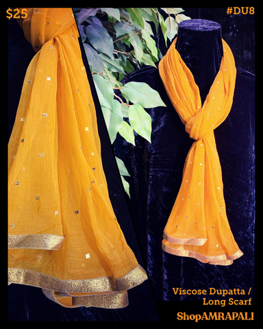 Viscose Dupatta - With Foil Print