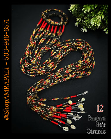 Banjara Hair Strings ~ 12