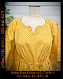 Kaftan Cotton Long - 44"