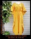Kaftan Cotton Long - 44"