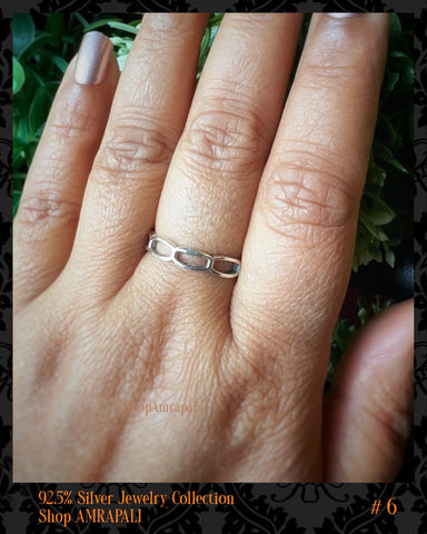 6 ~ 92.5% Silver Ring