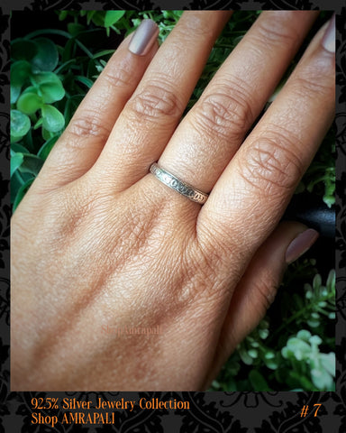 7 ~ 92.5% Silver Ring