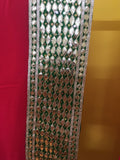 Fuscia Green Sari