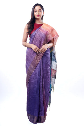 Hand - Painted Sari 9