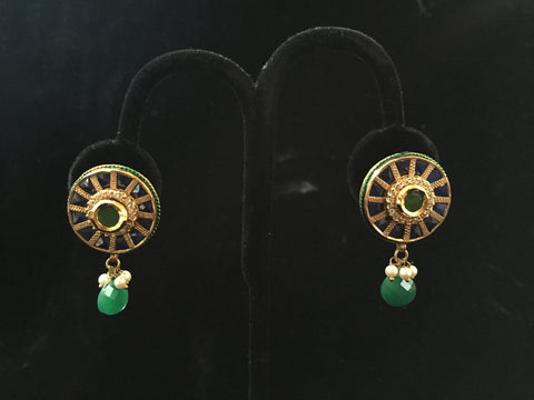 Jadau Earrings