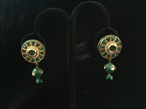 Jadau Earrings