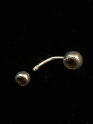 Silver Belly Button Jewelry