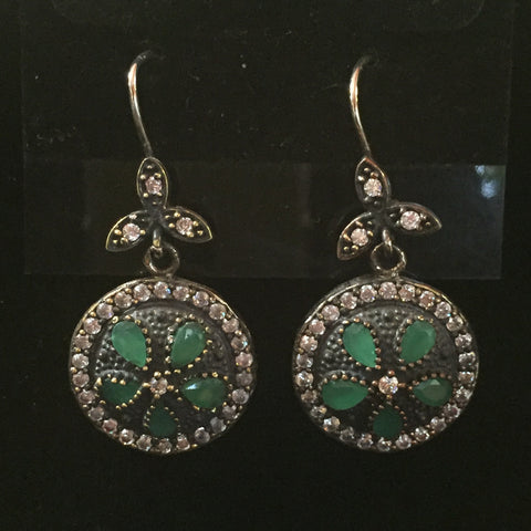 CZ Earrings 1.5"