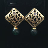Matte Gold Earrings