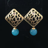 Matte Gold Earrings