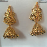 Gold Touch Earrings 1.5"