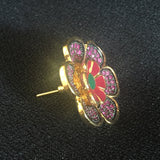Floral CZ Earrings