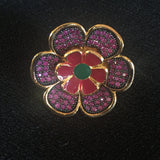 Floral CZ Earrings