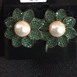 Floral CZ Earrings