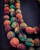 Fabric Bead Necklace