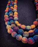 Fabric Bead Necklace