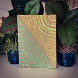 Card ~ Handpainted Bejeweled 5"x7"