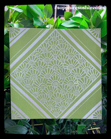 Card ~ Handpainted Square