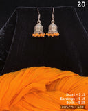 Combo Earring & Scarf ~ 1